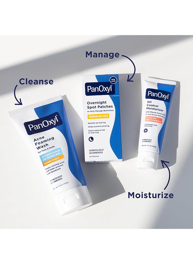 PanOxyl Acne Foaming Wash, Peroxide 10% Maximum Strength 5.5 Oz Packaging May Vary....