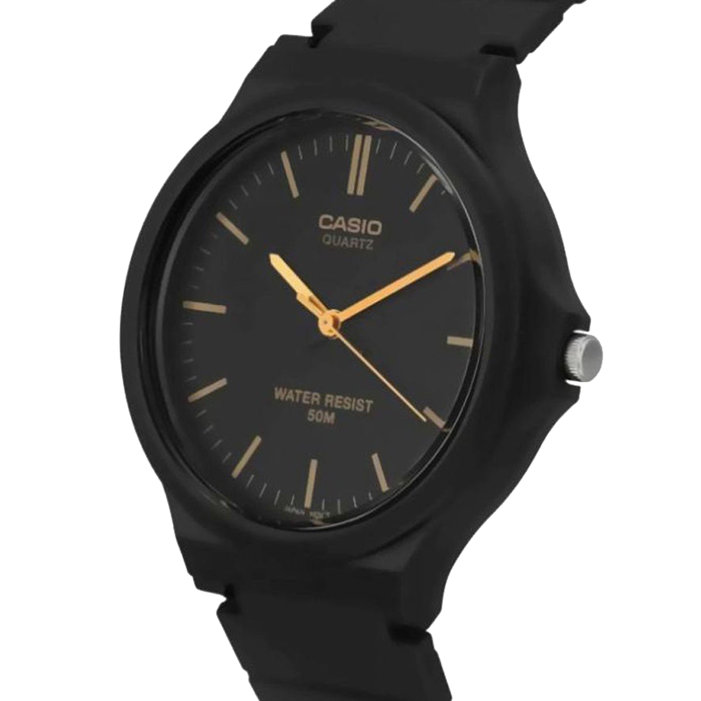 CASIO Men's Water Resistant Analog Watch MW-240-1E2VDF - 44 mm - Black