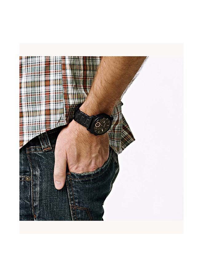 FOSSIL Men's Stainless Steel Analog Watch FS4682 - 42 mm - Black