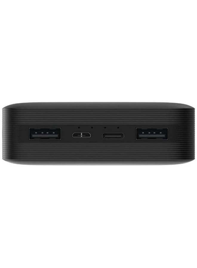 Xiaomi 20000mAh High-Speed Charging Technology Powerbank 18 watt Black