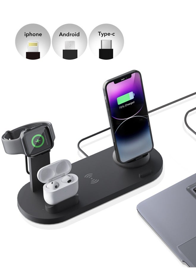 Spa Luxetique 15W Qi Fast Wireless Charging Stand with Adaptive Light