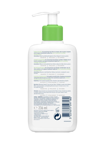CeraVe Hydrating Cleanser For Normal To Dry Skin With Hyaluronic Acid 236ml