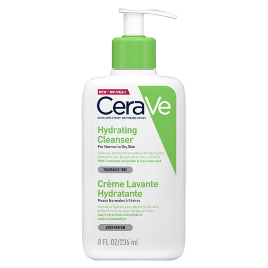 CeraVe Hydrating Cleanser For Normal To Dry Skin With Hyaluronic Acid 236ml