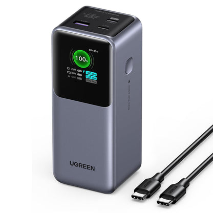 UGREEN 20000mAh Portable Power Bank 130W with Smart Screen