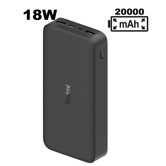 Xiaomi 20000mAh High-Speed Charging Technology Powerbank 18 watt Black