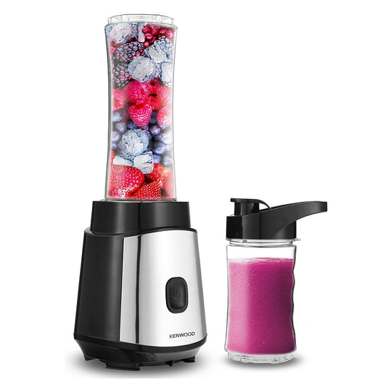 KENWOOD Personal Blender 350W Smoothie Blender/Smoothie Maker with 570ml & 400ml Tritan Smoothie2Go Bottle and Lid, Ice Crush Function