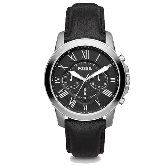 FOSSIL Men's Grant Chronograph Watch Fs4812 - 44 mm - Black