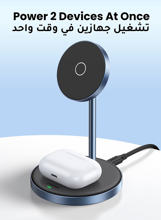 Ugreen 2-in-1 Magsafe Wireless Charging Stand for iPhone & AirPods