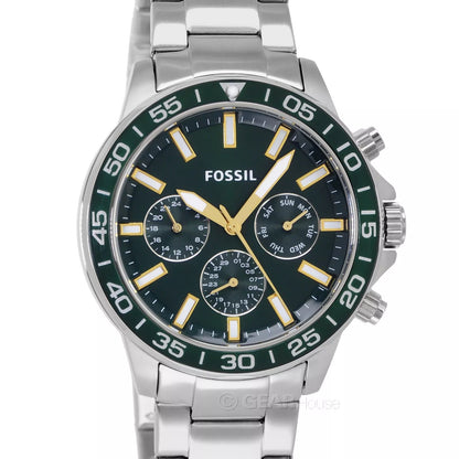 Men's Stainless Steel Chronograph Wrist Watch BQ2492 - 45 mm - Green (Copy) (Copy)